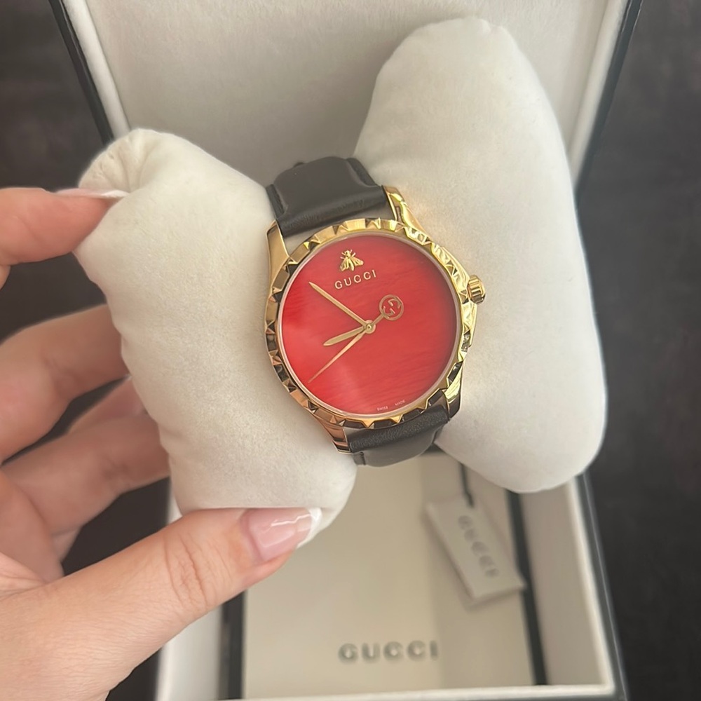 Gucci Leather Watch